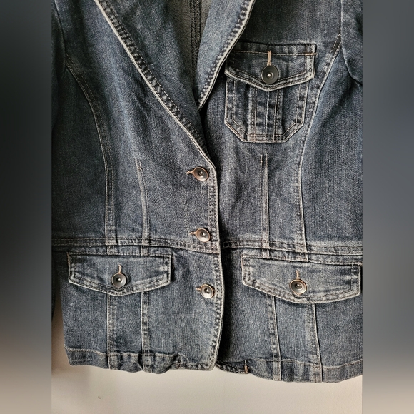 CONTRAST Jean Jacket size 9 - Picture 3 of 7